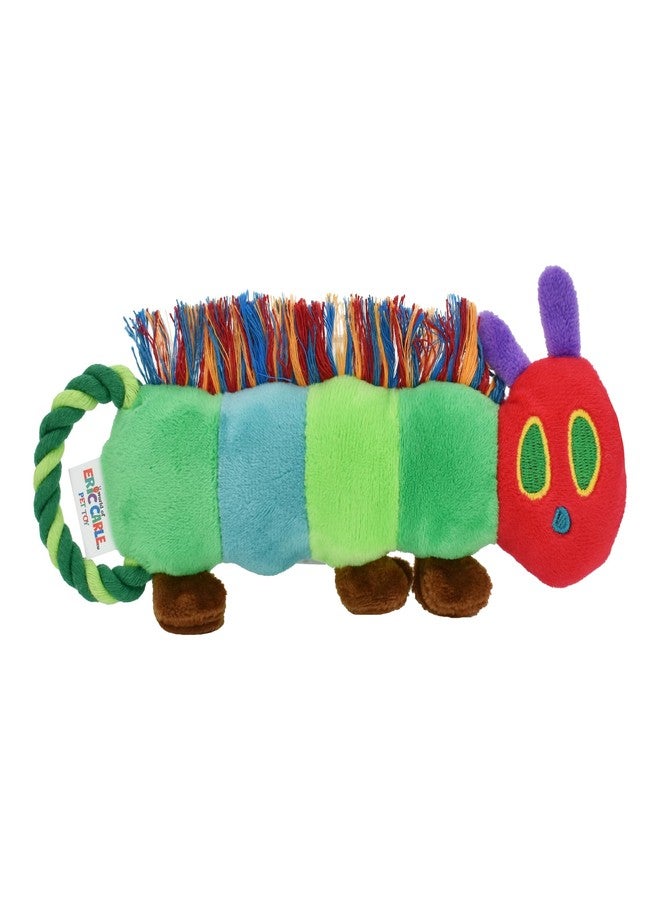 Multipet Eric Carle Very Hungry Caterpillar Rope Tug 9" Dog Toy - Image 1