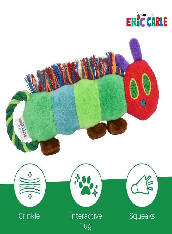 Multipet Eric Carle Very Hungry Caterpillar Rope Tug 9" Dog Toy - Image 3
