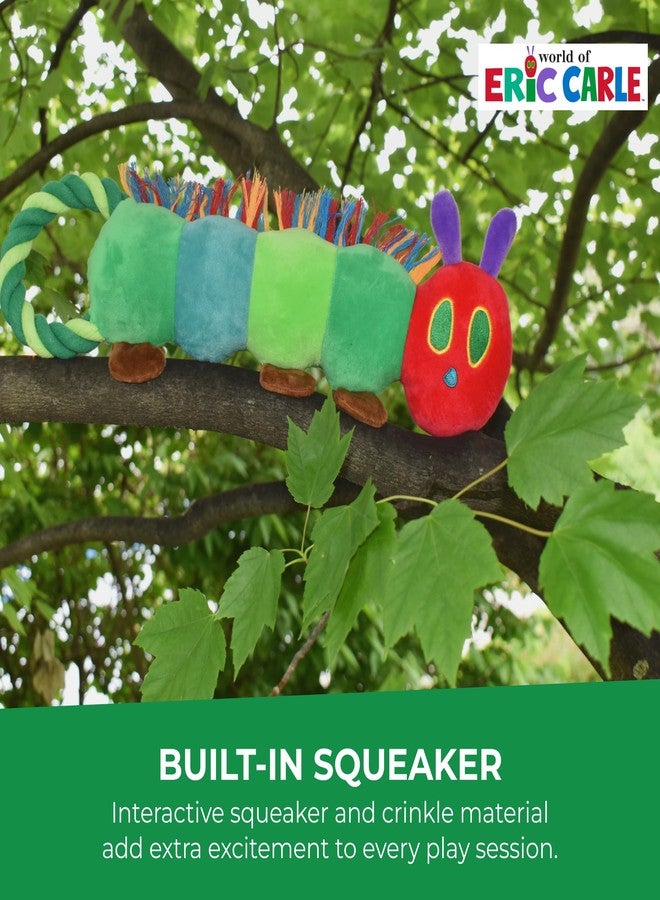 Multipet Eric Carle Very Hungry Caterpillar Rope Tug 9" Dog Toy - Image 4