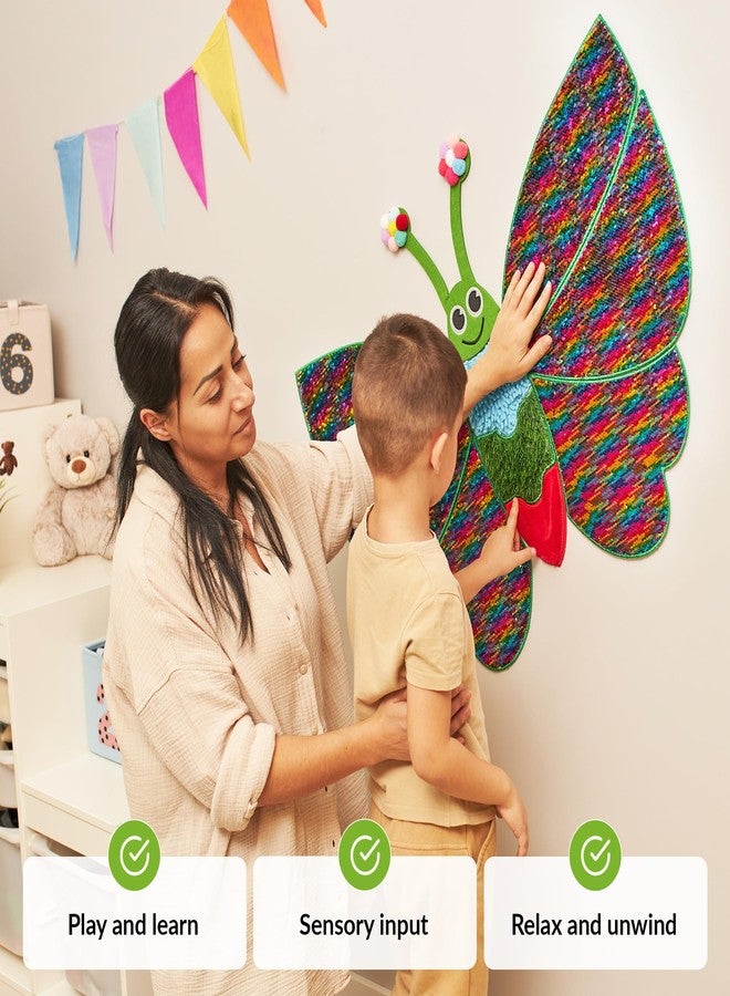 ODOXIA Sensory Wall Butterfly | Sensory Panels | Sensory Mats | Sensory Room Must-Haves | Sensory Equipment | Sensory Toys | Sensory Squares | Butterfly Wall | Textured Panels | Cosy Corner | - Image 3