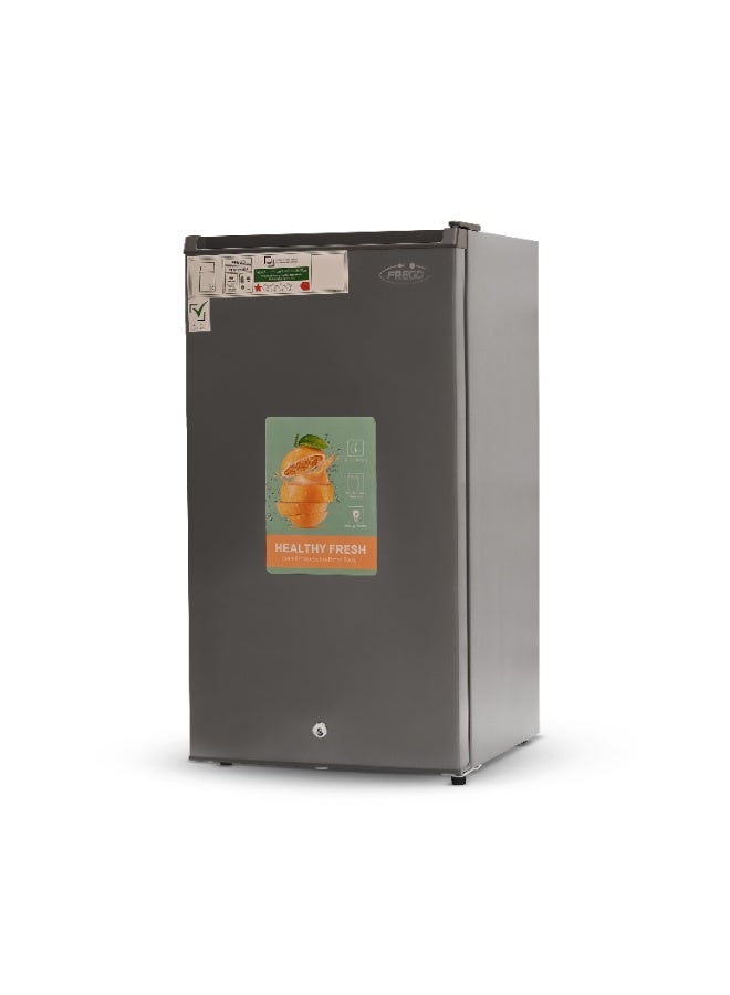 Frego 120L Single Door Refrigerator | Powerful GMCC Compressor | Grey - Image 2