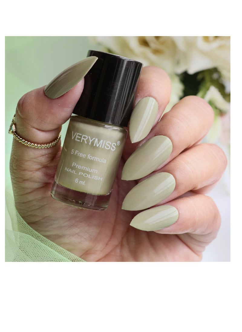 VERYMISS Premium Glossy  Delicious   Nail Polish 6ml   Smooth Application Quick Drying   Paraben Free Ultra Long Lasting Nail Paints  Pack of 1  - Image 2