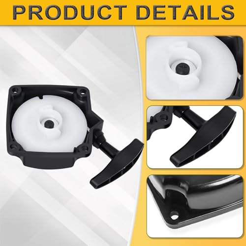 Podoy Recoil Pull Starter with Claw Pawl Cog Compatible with ATV Pocket Dirt Bike Scooter Chopper 33cc 43cc 47cc 49cc 50cc - Image 2