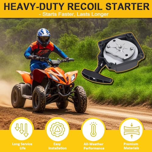 Podoy Recoil Pull Starter with Claw Pawl Cog Compatible with ATV Pocket Dirt Bike Scooter Chopper 33cc 43cc 47cc 49cc 50cc - Image 5