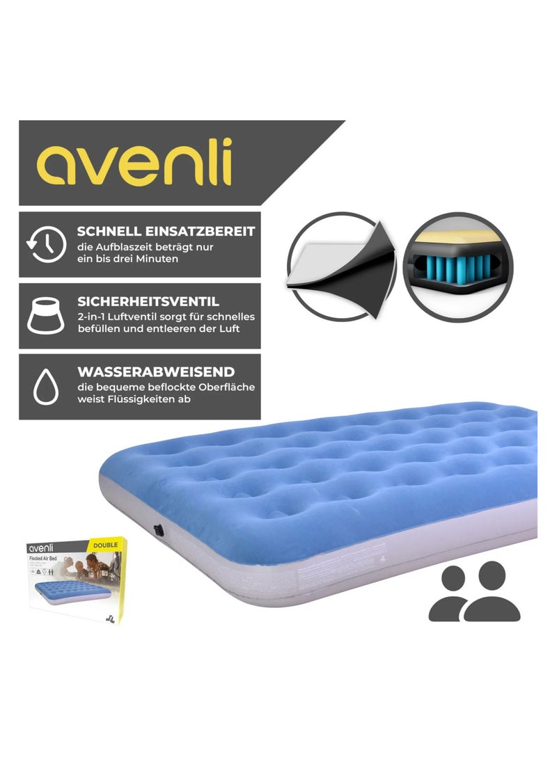 FULL JOY Inflatable Velvet Air Sleeping Mattress,191cm*137cm*22cm - Image 4