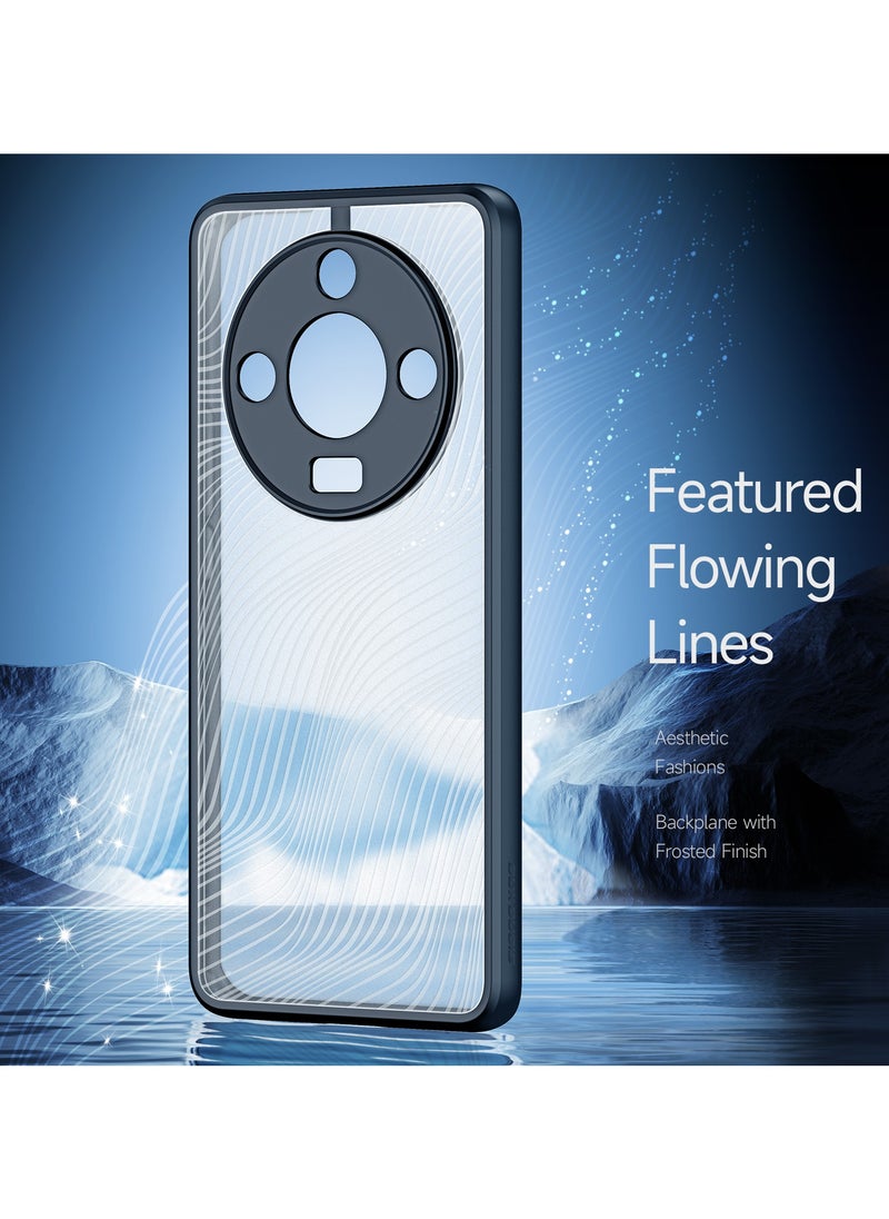 DUX DUCIS - DUX DUCIS Aimo Case Anti-Yellowing Clear [Hard PC Back & Soft TPU Bumper] Shockproof Protective Phone Case Cover compatible with Honor X9B (Black) - Image 1