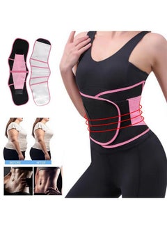 Sthxyfaith Waist Trainer Belt for Women, Sport Girdle Belt, Slimming Sauna Waist Trimmer Belly Band Sweat Sports Girdle Belt, Exercise Belt with Adjustable Straps, Slimming Body Shaper Belt  - Image 1