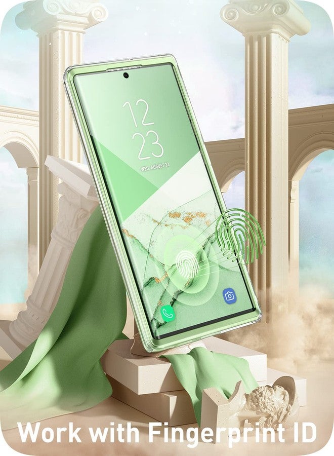 آي-بلاسون جراب i-Blason Cosmo Series لهاتف Samsung Galaxy S22 Ultra 5G، جراب أنيق ونحيف يغطي كامل الجسم مع واقي شاشة مدمج (Mintfly) - Image 5