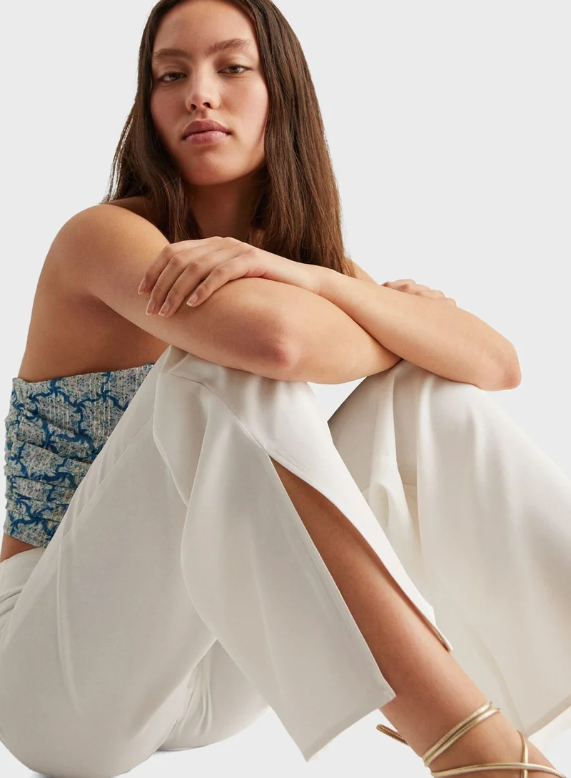 MANGO Youth Essential Straight Fit Trousers