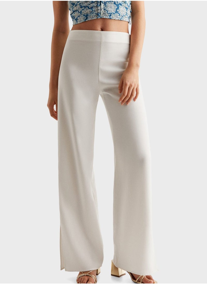 MANGO - Youth Essential Straight Fit Trousers - Image 1