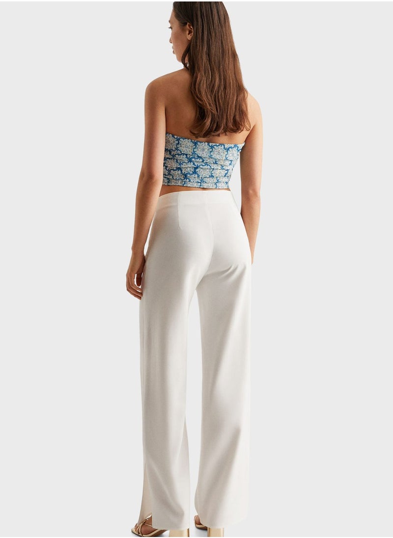 MANGO - Youth Essential Straight Fit Trousers - Image 1