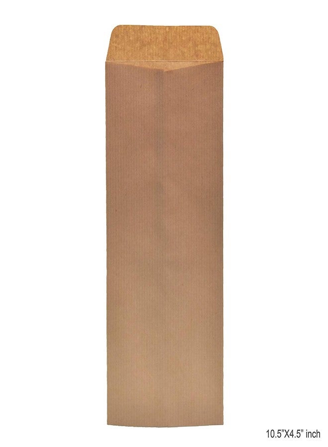AccuPrints Pack of 100 Brown Envelope for Office Thickness 90 gsm | Size 4.5 by 10 inch (Pack of 100) - Image 2