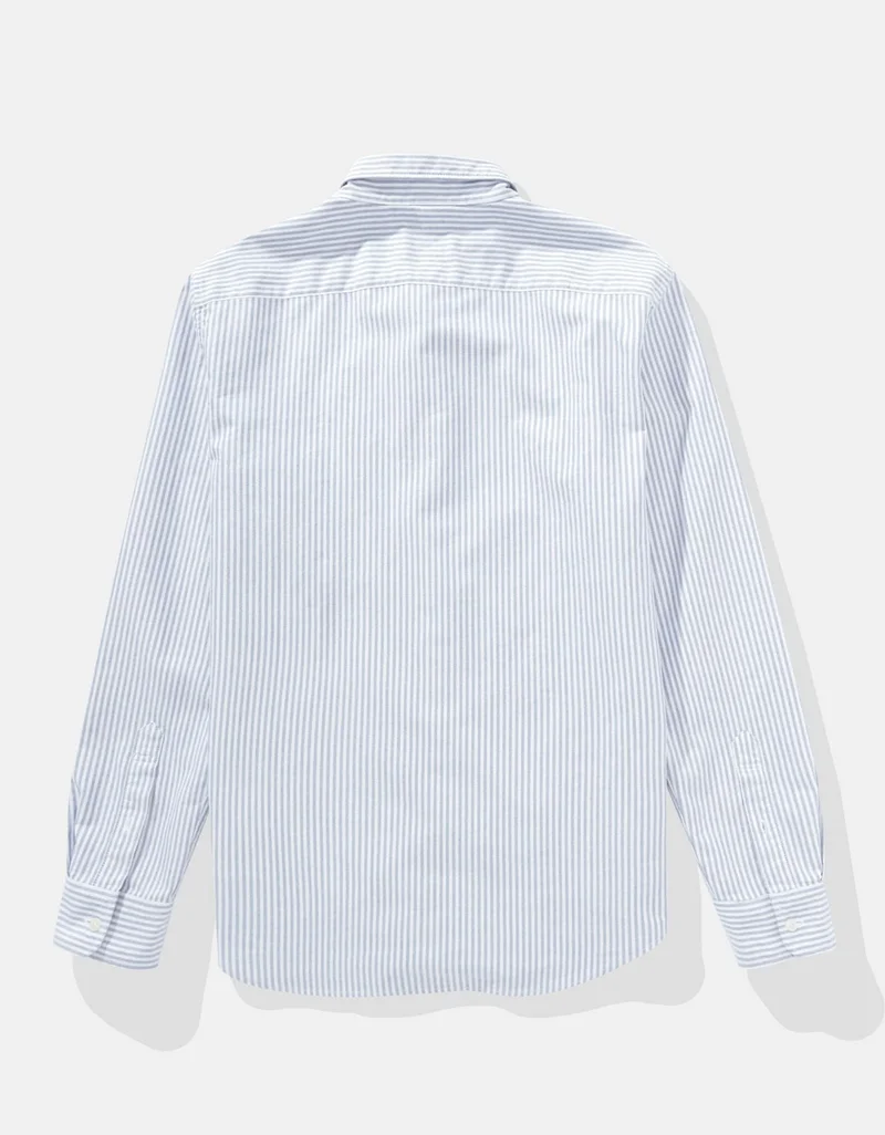 American Eagle  AE Slim Fit Everyday Oxford Button-Up Shirt for Men | Best Price UAE