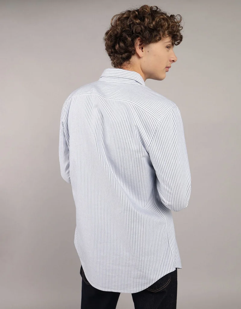 American Eagle  AE Slim Fit Everyday Oxford Button-Up Shirt for Men | Best Price UAE