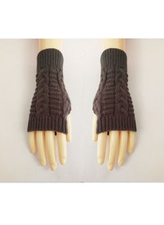 Fingerless Knitting Cotton Polyester Gloves Sleeves