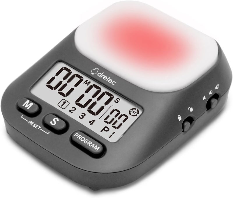 dretec pomodoro Timer Productivity for Studying Large Button IntervalDarkgray