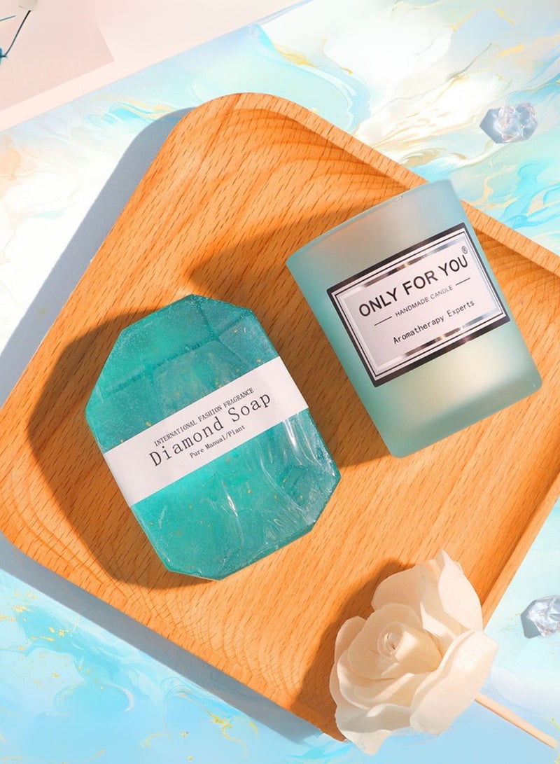 Reva Hello Gorgeous Gift Box for Women – Luxury Blue Spa Gift Set for Relaxation, Self-Care, Birthday, Anniversary, Wedding, Eid & Ramadan Gifts  - Image 4