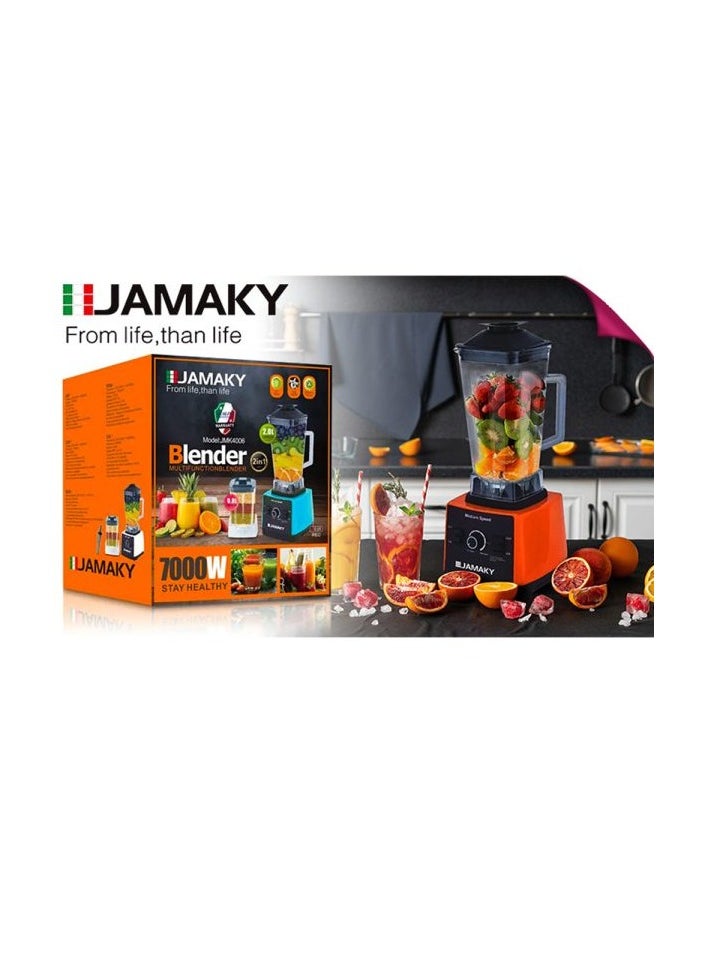 JAMAKY - JAMAKY Blender 2 in-1 Blender 7000W JMK4006 - Image 1