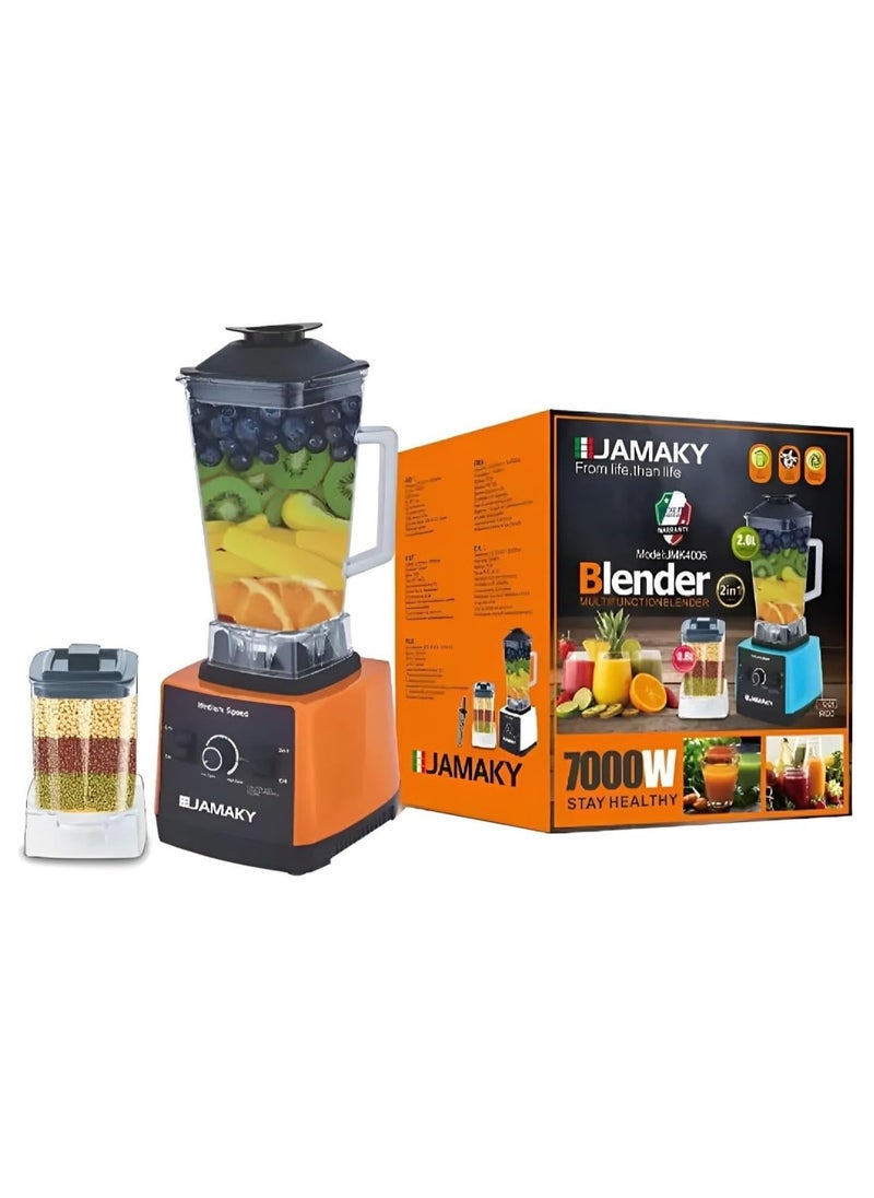JAMAKY - JAMAKY Blender 2 in-1 Blender 7000W JMK4006 - Image 1
