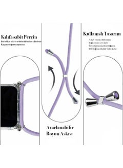 TahTicMer Xiaomi Poco X2 Compatible Case Silicone Rope Neck Strap Shock Absorbing Antishock Cover TPU  - Image 5
