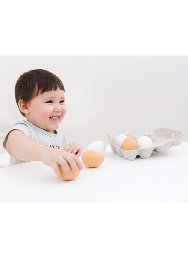 Lelin Wooden Eggs 6pcs