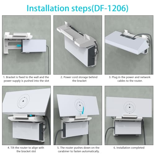 XLTTYWL Starlink Gen 3 Mount, All in One Starlink Standard V3 Mesh Router and Star Link Gen 3 Power Supply Mounting Kit for StarLink V3&Gen3 HP Standard Router,UTR-32 - Image 5