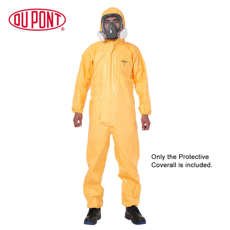 DU PONT Pro Safety Clothing Protective Coverall Chemicals Protective Clothing Hooded Sulfuric Acid Alkali Safety Coveralls Waterproof Suit - Image 2