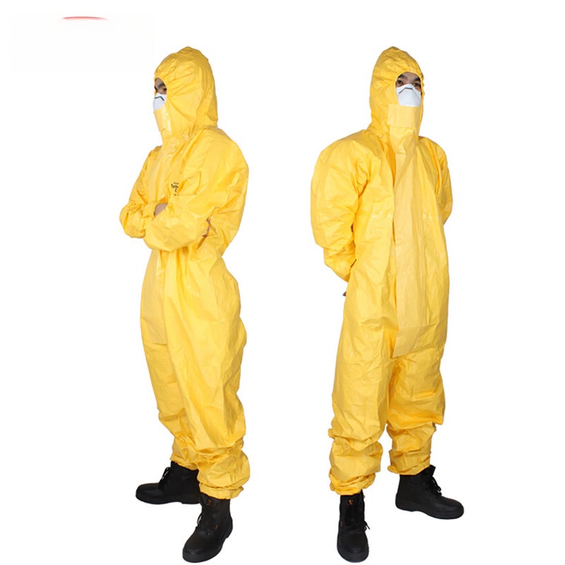 DU PONT Pro Safety Clothing Protective Coverall Chemicals Protective Clothing Hooded Sulfuric Acid Alkali Safety Coveralls Waterproof Suit - Image 3