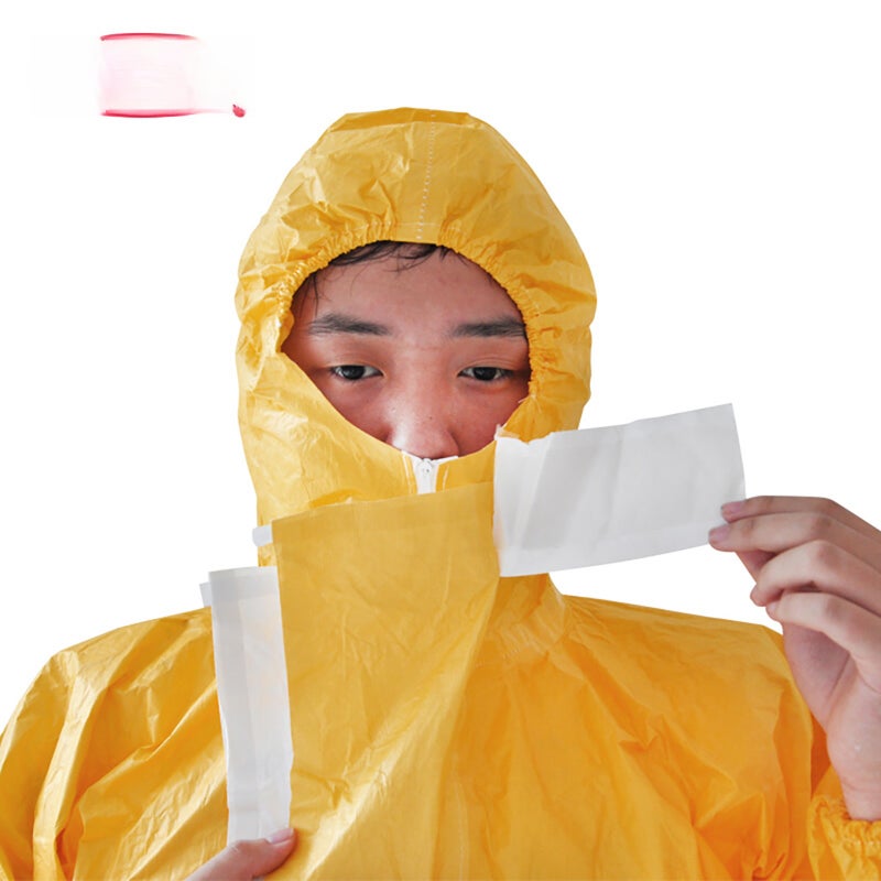 DU PONT Pro Safety Clothing Protective Coverall Chemicals Protective Clothing Hooded Sulfuric Acid Alkali Safety Coveralls Waterproof Suit - Image 4