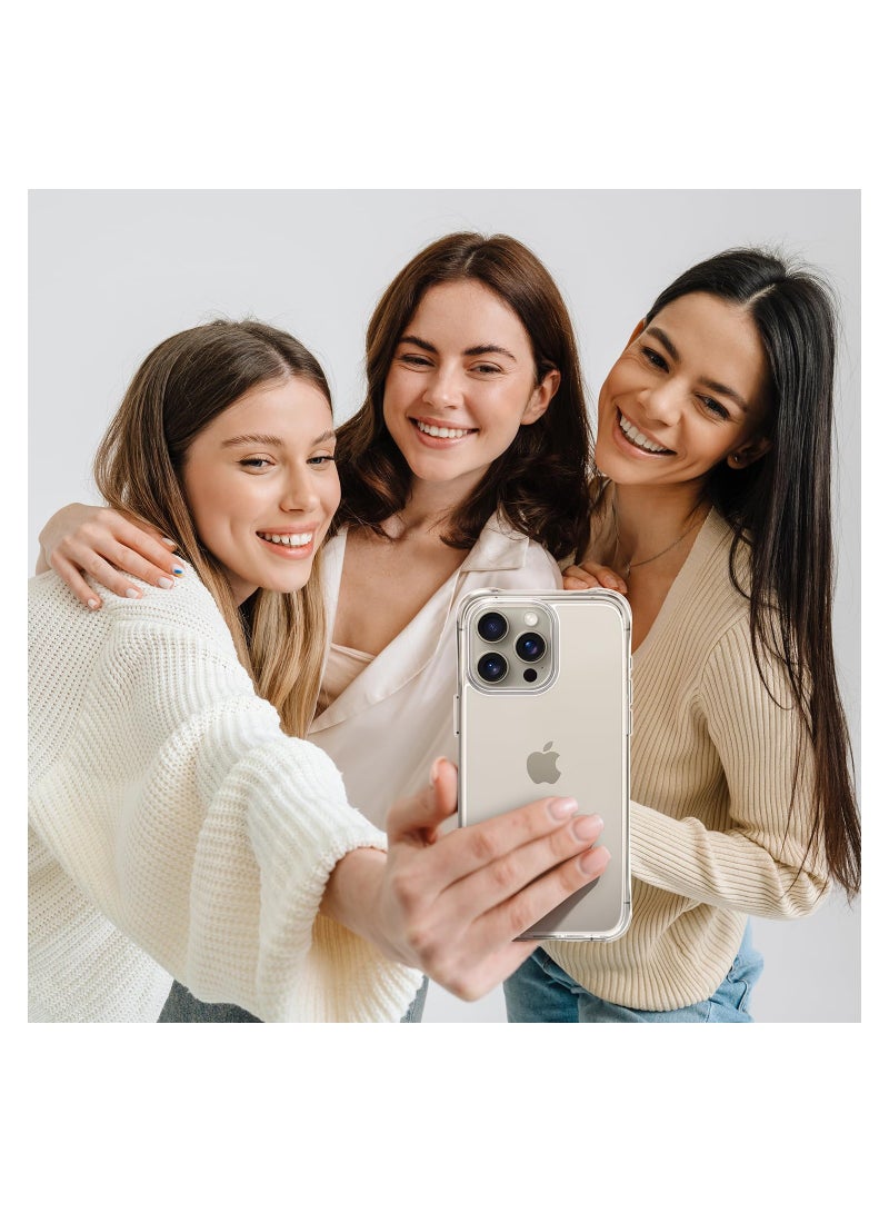 SYOSI Clear Protective Case for iPhone 15 Pro, (Not Yellowing) Transparent Cover See-Through Protective Shell TPU Clear Protective Case Minimalist Transparent Case Minimalist Cover for iPhone 15 Pro 2023 - Image 5