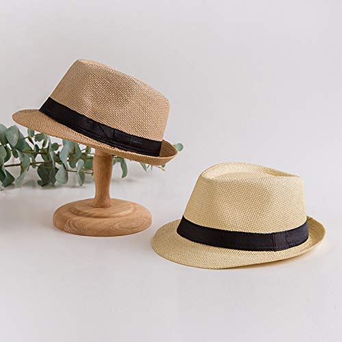 CLOTHERA Black Suspender and Bow Tie Set with Beige Jute Hat for Kids 6yrs to 12yrs - Image 4
