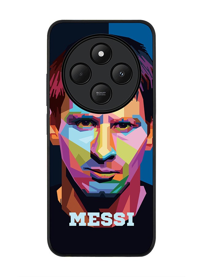 Stylizedd For Xiaomi Redmi 14C / 14R Case,Slim fit Camera Protection, Shockproof Thin Phone cover - Poly Messi - Image 1