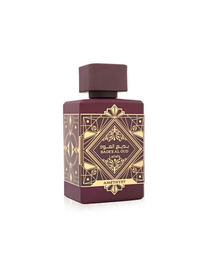 Lattafa Perfumes Lattafa Unisex Bade'e Al Oud Amethyst EDP Spray 3.38 oz Fragrances  - Image 1