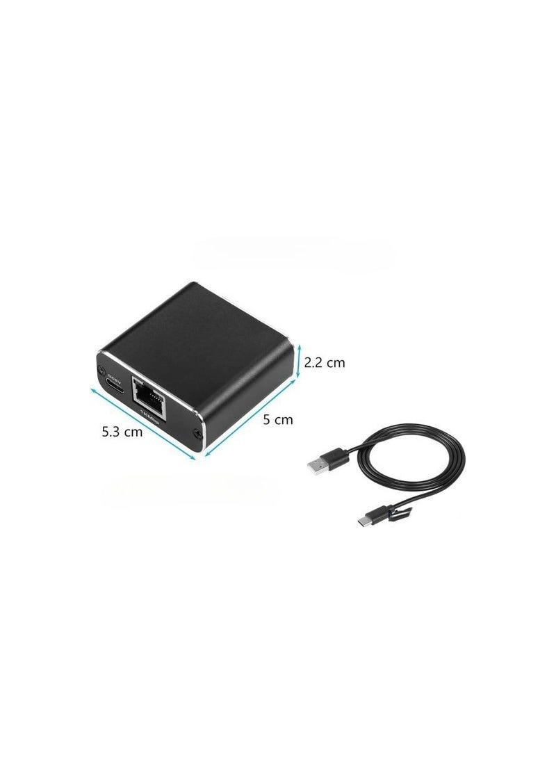 ماركة غير محددة مقسم إنترنت بسرعة 1000 ميجابت 1 إلى 2 مع كابل LAN – سبلتر RJ45 عالي السرعة لتوصيل جهازين  - Image 2