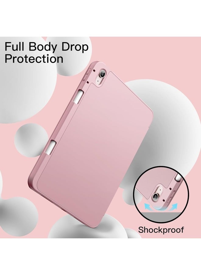 ELTRAZONE iPad Air 13" (M2) 2024 Pink Trifold Cover – Auto Wake/Sleep, Pencil Holder, with TPU Back - Image 3