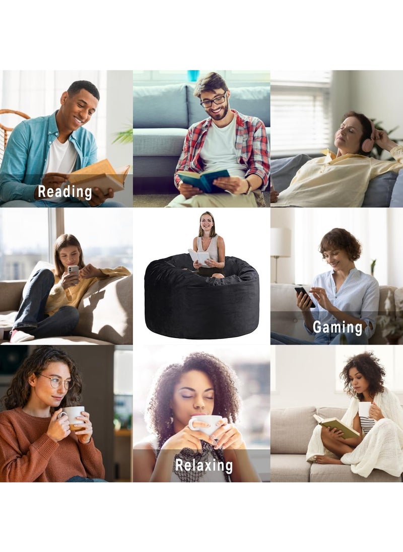Comfy - كيس فول مخملي كلاسيكي مريح مقاس XL مع حشوة الفاصولياء الأصلية - Image 1