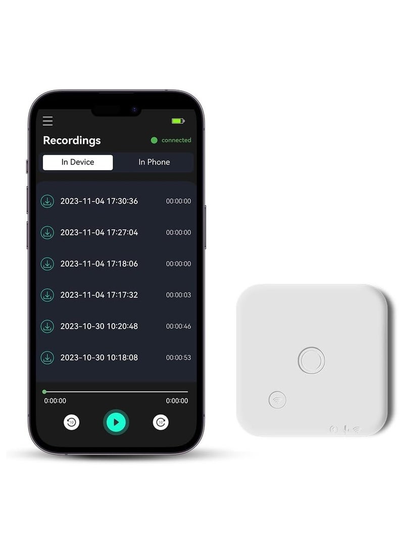 Generic - Smart Voice Recorder Voice Activated Recorder With App Microfono Espia Phone Recording Device Bone Conduction Sensing Recording Wireless Data Transmission For Meeting Lectures Interview - Image 1