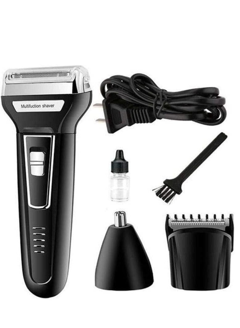 3 in 1 Electric Razor Men Beard Trimmer Rechargeable Waterproof Shaver Professional Cordless Hair Clippers Nose Hair Trimmer Grooming Set - Image 1
