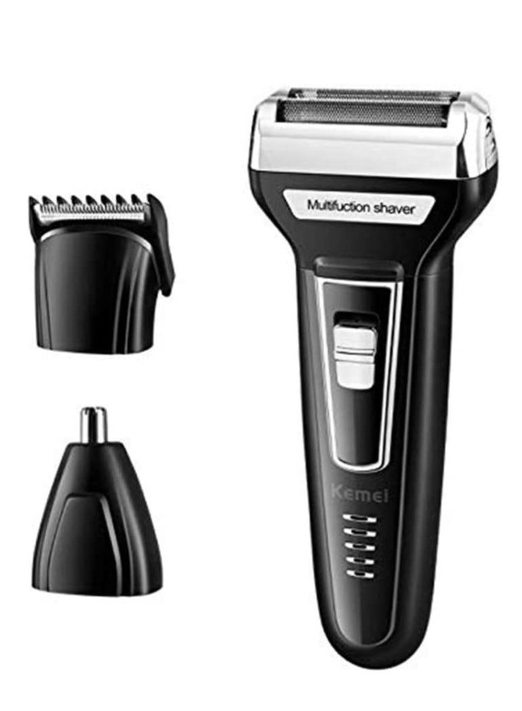 3 in 1 Electric Razor Men Beard Trimmer Rechargeable Waterproof Shaver Professional Cordless Hair Clippers Nose Hair Trimmer Grooming Set - Image 3