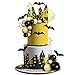 ZXSWEET Bat Cake Topper Happy Birthday Cake Decorations for Bat Theme Birthday Halloween Supplies - Image 3