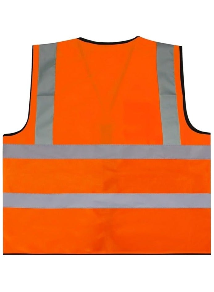 TEAKWOOD One piece of orange engineering reflective vest/safety suit/construction reflective vest/high gloss reflective vest (XL) - Image 2