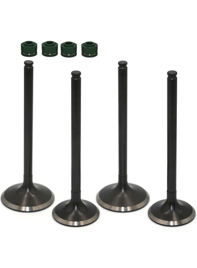 HWKWAZ Intake Exhaust Valve Kit Compatible with Honda CRF450R 2007-2008 TRX450R 2006-2009 TRX450ER 2006-2014 - Image 1