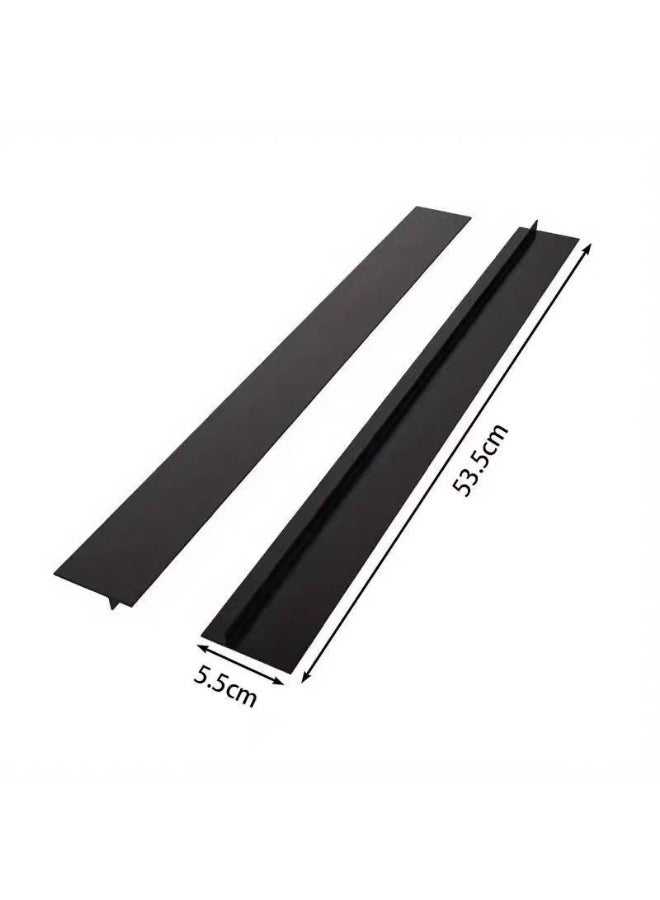 2 قطعة من أغطية فجوات الموقد المصنوعة من السيليكون، مقاومة للحرارة، سهلة التنظيف، تناسب المواقد والطاولات، مثالية للمطابخ - Image 2