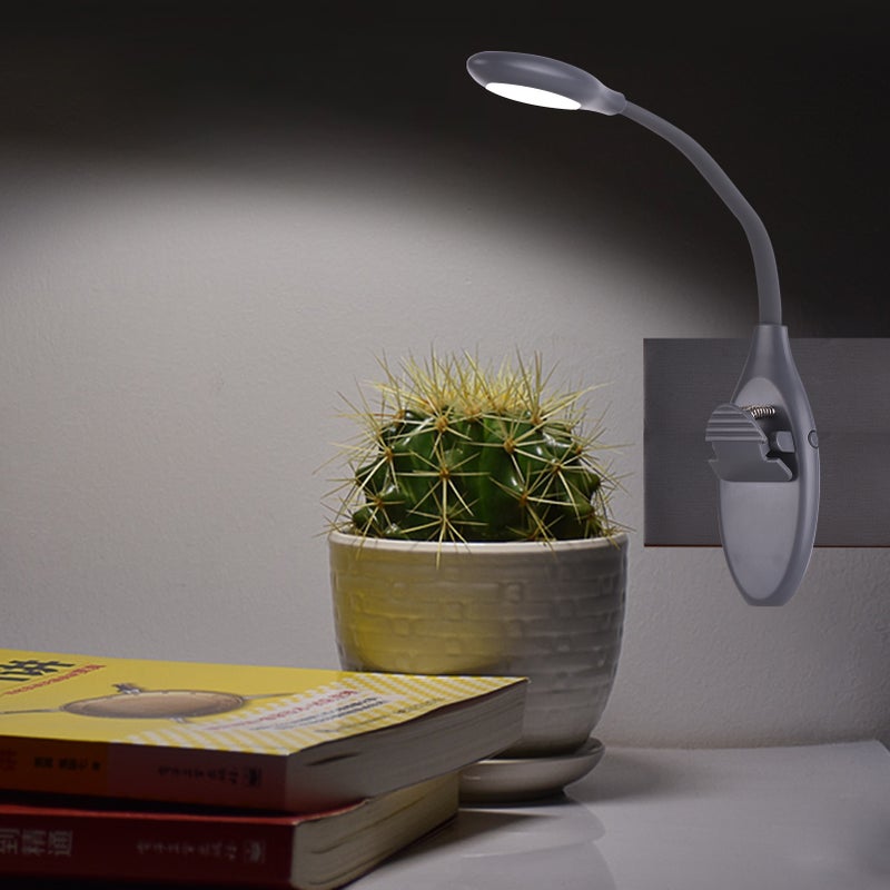 Rechargeable Book Light Clip-on Reading Light Eye-Care LED Light 3 Color Temperature Stepless Dimming with Magnet for Bookworms Kids - Image 4
