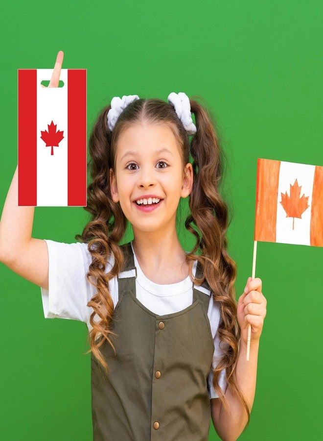 CupaPlay 50 Pieces Canada Party Favor Plastic Bags,Maple Syrup Canadian Flag Birthday Party Favors Decorations Supplies National Canada Day Goodie Bag - Image 4
