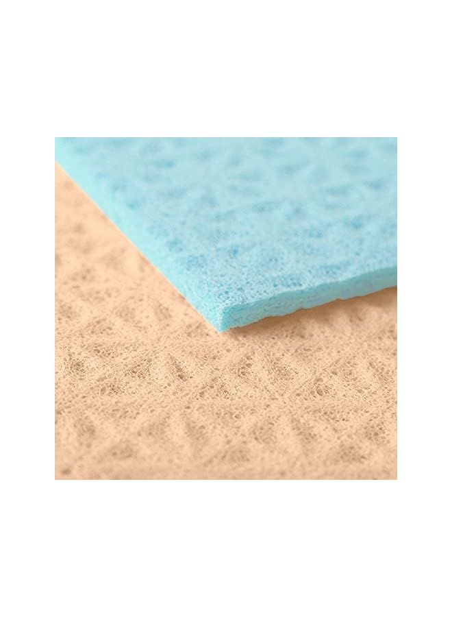 Spontex Sponge Cloths With Anti-bacterial Protection, Stops Odours and Stays Fresher for Longer, Absorbent, Flexible and Durable, 100% Biodegradable, Multicolour, 4 Pieces - Image 3