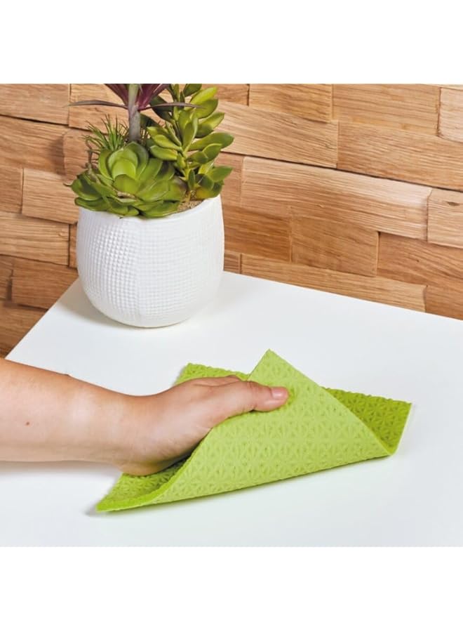 Spontex Sponge Cloths With Anti-bacterial Protection, Stops Odours and Stays Fresher for Longer, Absorbent, Flexible and Durable, 100% Biodegradable, Multicolour, 4 Pieces - Image 4