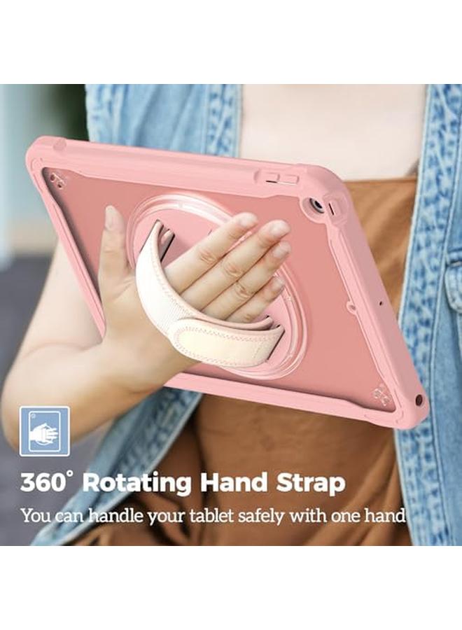 Procases Compatible For iPad 10.2 Case iPad 9Th 8Th 7Th Generation 2021 2020 2019 Case Heavy Duty Shockproof Rugged Case 360 Degree Rotatable Kickstand Protective Cover Case –Pink - Image 4