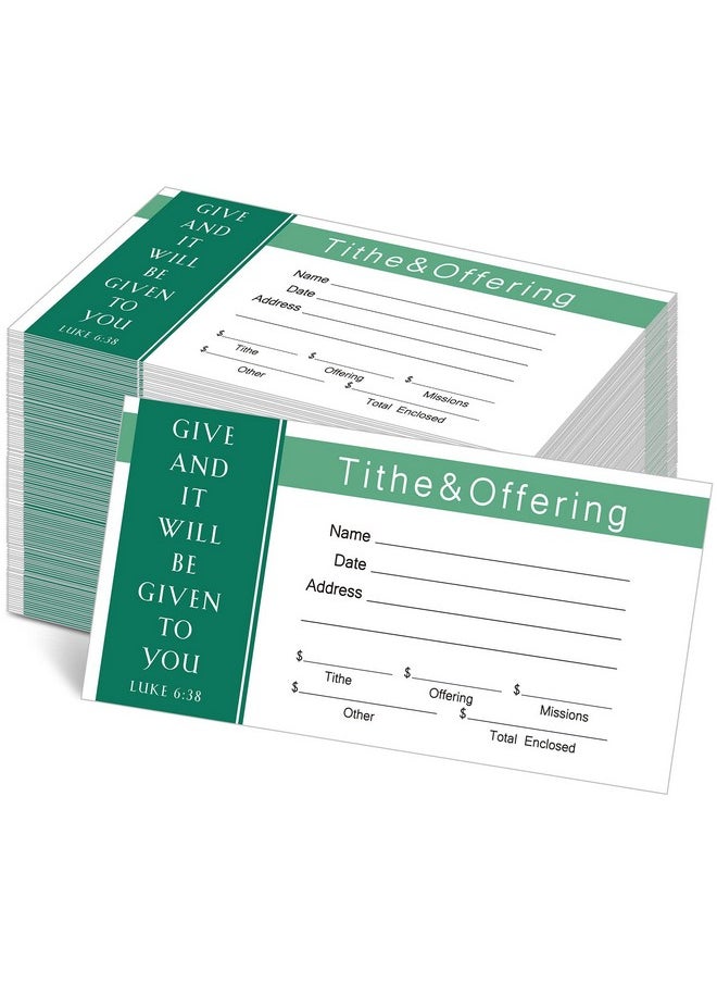 Woanger - 500 Count Tithes And Offering Envelopes For Church Offering Donation Envelopes Tithing Envelope My Offering Bill Size Envelope Checks And Cash Envelopes For Tithes And Offerings (Stylish) - Image 1