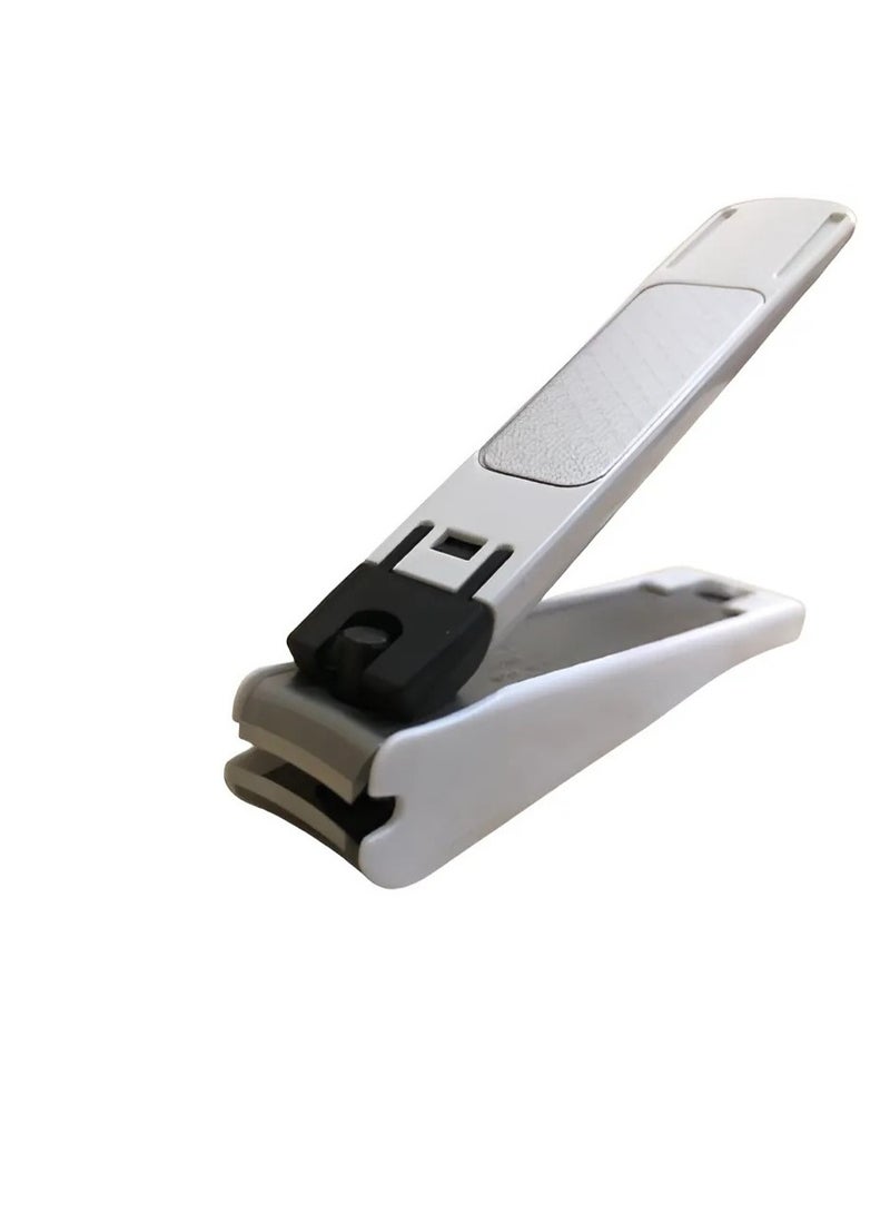 Kai Nail Clipper White 3 Functions 562LK-0331 – Stainless Steel Blade, Built-in Nail File & Catcher Case, Made in Japan - Image 4